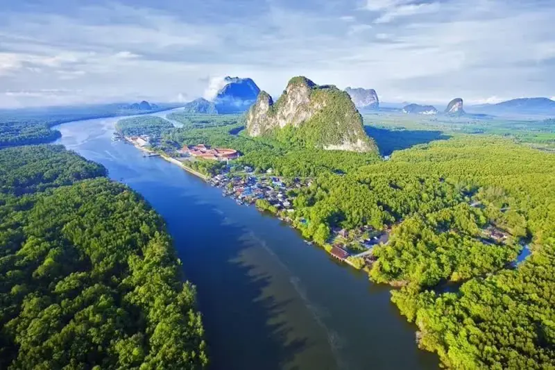 Phang Nga Thailand landscape, the mission field where Discover Church is building Goshen Lake, the first Christian estate in Thailand