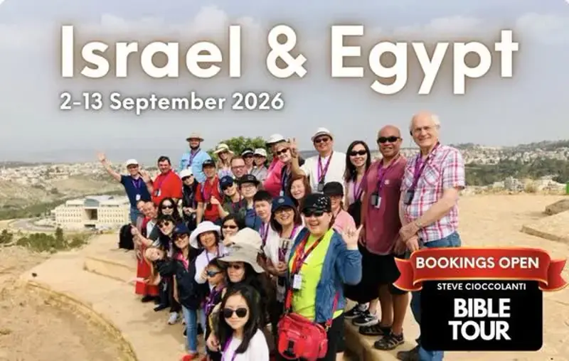Israel and Egypt Bible land tour with Discover Ministries, retracing the Exodus route and Holy Land sites