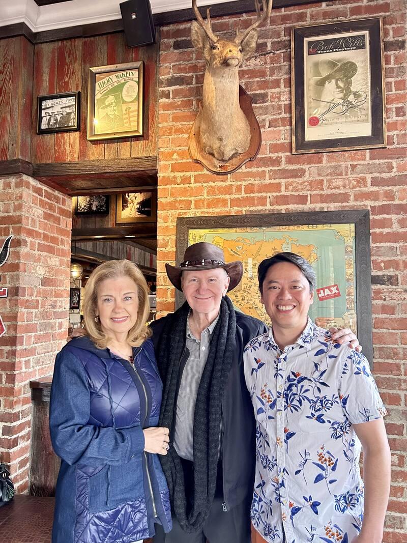 Pastor Steve Cioccolanti with Dr. Dennis and Ginger Lindsay at legacy ministry event