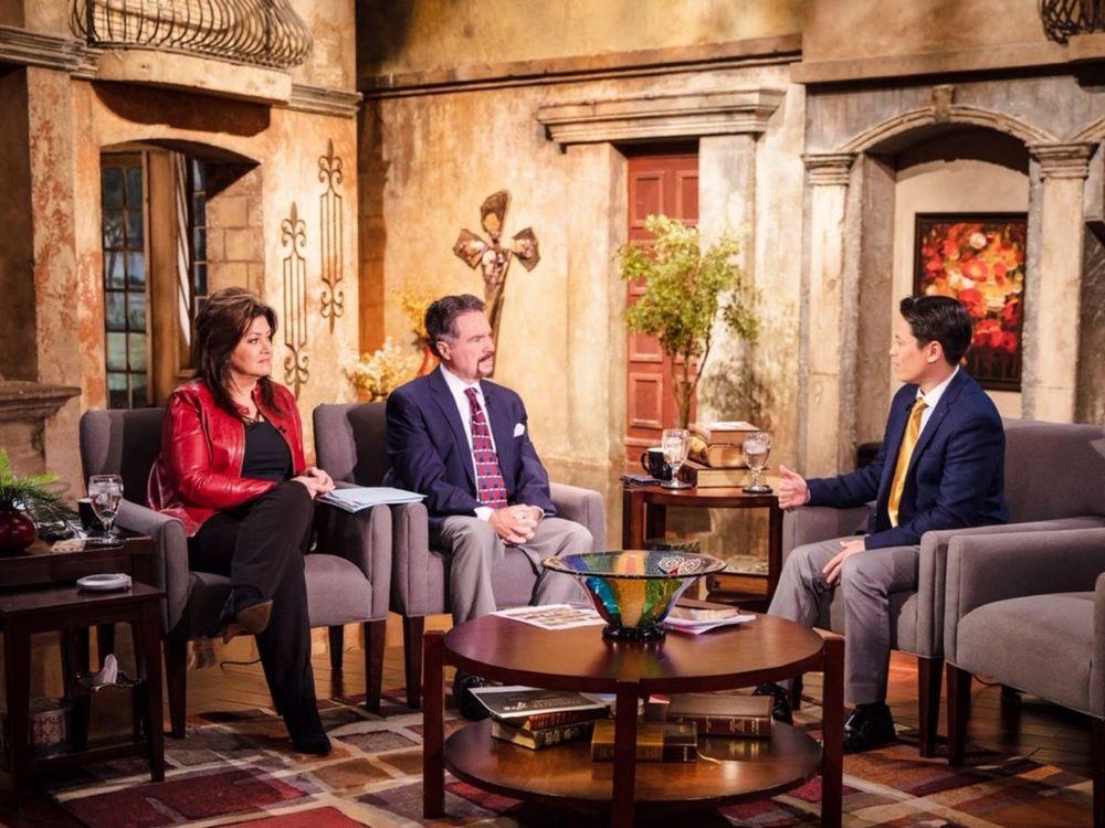 Pastor Steve Cioccolanti appearing on DayStar Television Network in March 2019
