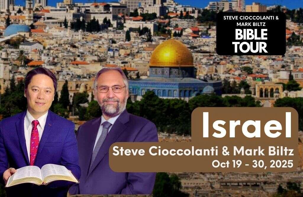 Holy Land Israel tour with Pastor Steve Cioccolanti and Mark Biltz exploring biblical sites