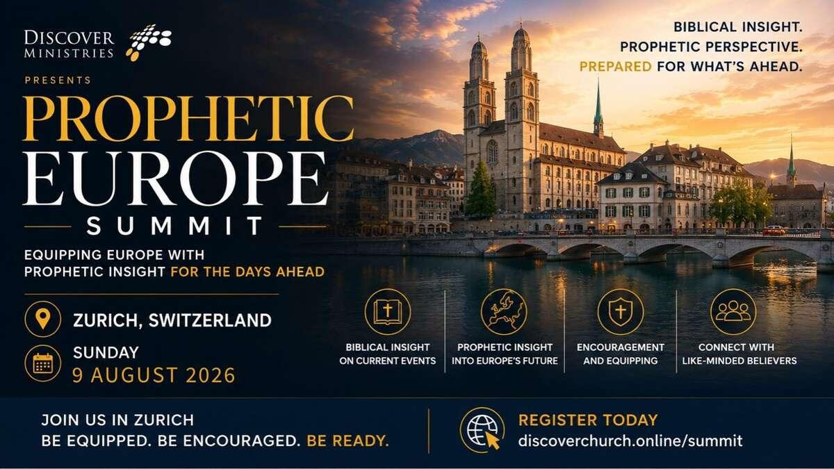 Prophetic Europe Summit conference with Pastor Steve Cioccolanti in Zurich, Switzerland