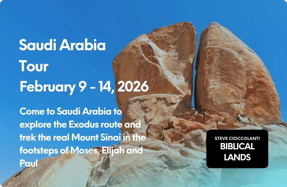 Biblical tour to Mount Sinai in Saudi Arabia with Pastor Steve Cioccolanti