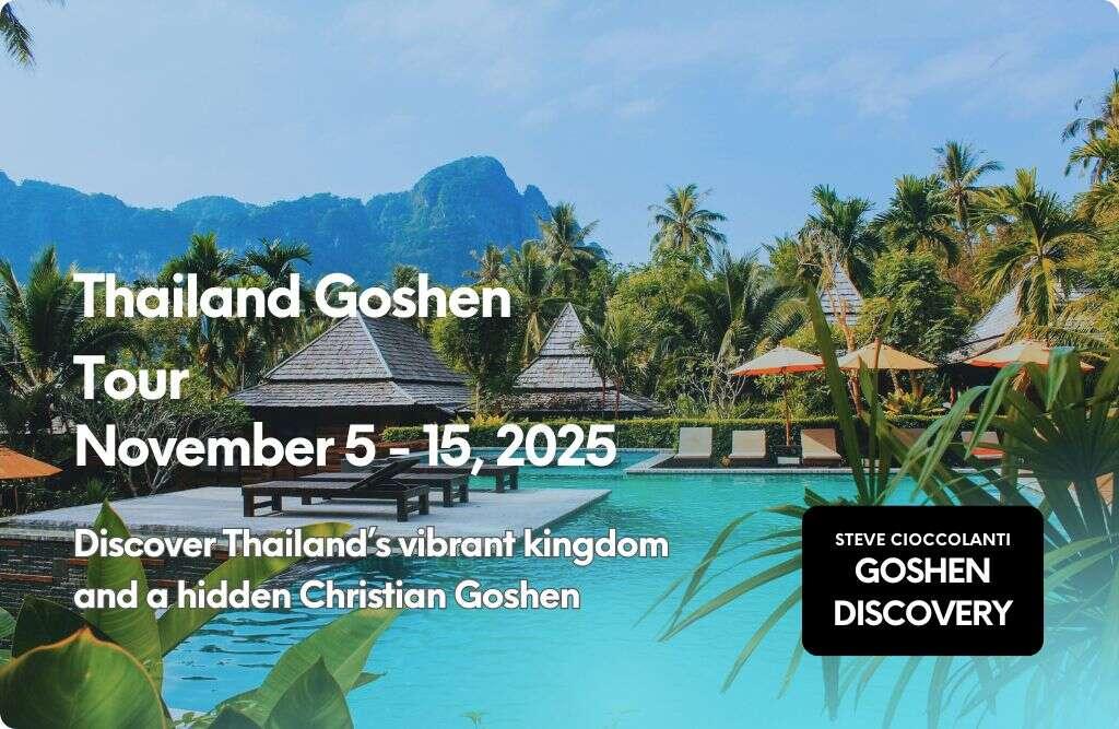 Goshen discipleship tour through Thailand with Pastor Steve Cioccolanti