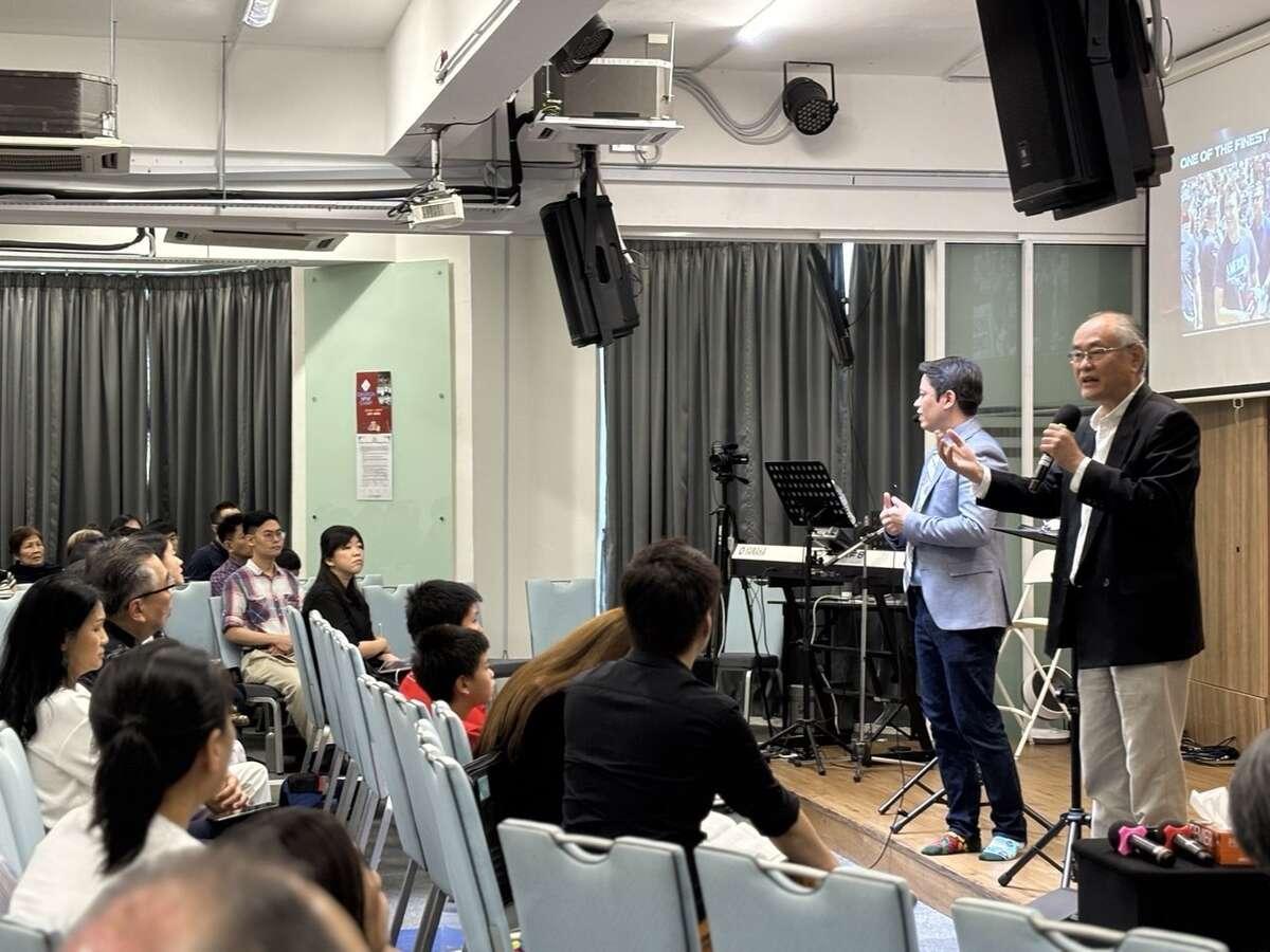 Pastor Steve Cioccolanti at Acts Generation Church speaking to Christian congregation in Malaysia