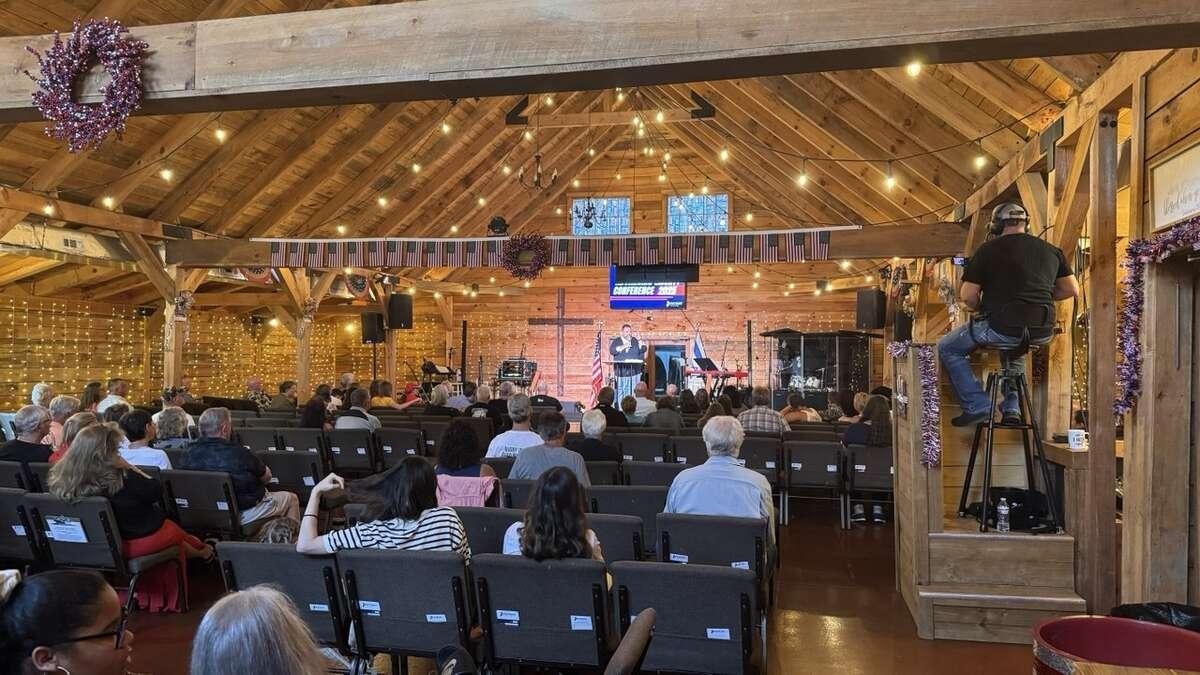 Pastor Steve Cioccolanti speaking at Advancing Liberty Conference in Tennessee
